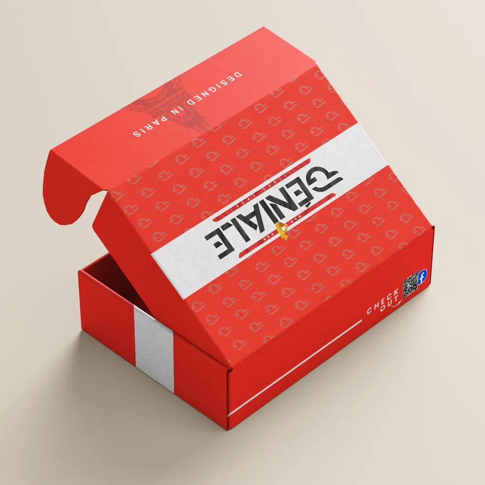Product packaging mockup